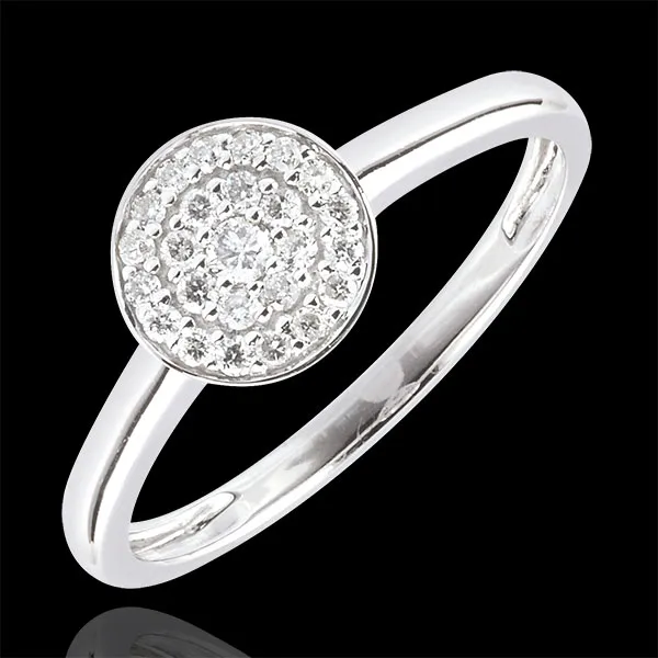 Anillo Mi Constelación - oro blanco 18 quilates y diamantes