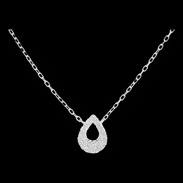Collar Frescura - Pira - oro blanco de 9 quilates