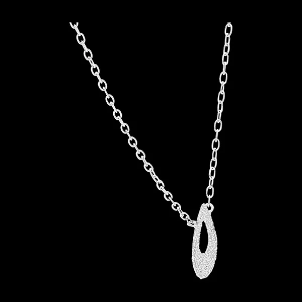 Collar Frescura - Pira - oro blanco de 9 quilates