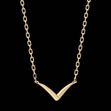 Collar Aelys – Oro amarillo de 9 quilates