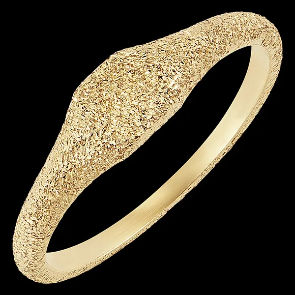 Anillo Frescura - Diamantado - oro amarillo de 18 quilates