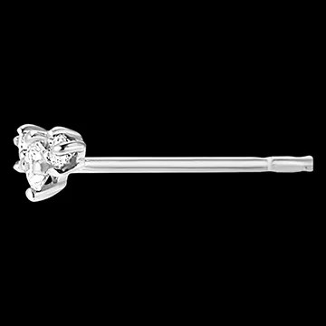 Pendientes Frescura - Tara - oro blanco de 18 quilates y diamantes