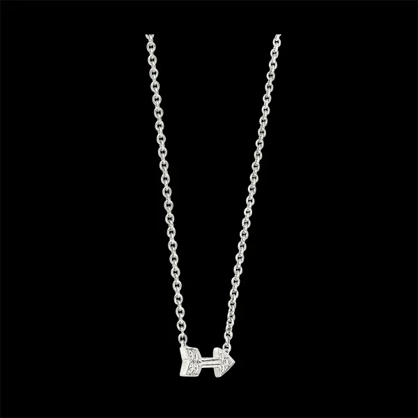 Halskette Frische - Cupido - 18 Karat Weißgold und Diamanten