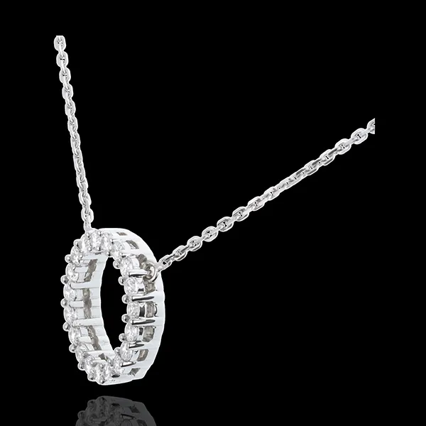 Collier Firmament in Weissgold - 0.75 Karat - 19 Diamanten