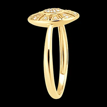 Ring Fraîcheur - Radiance - 18 Karat Gelbgold und Diamanten