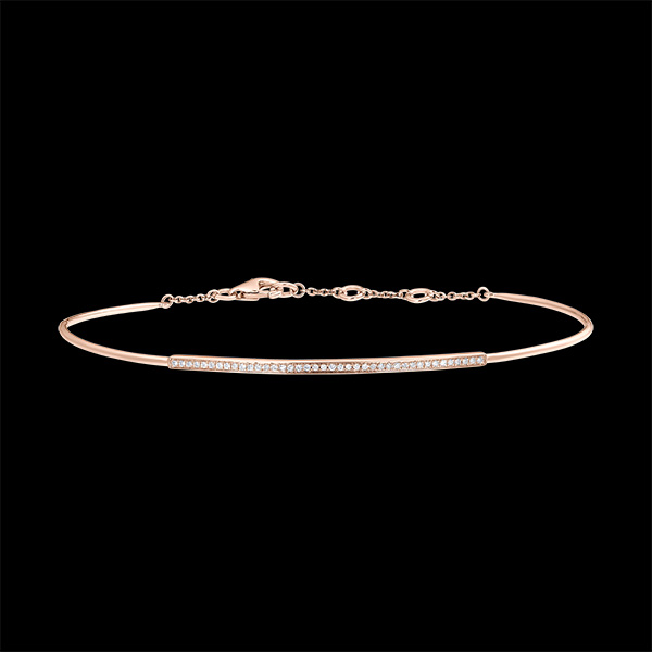 Armreif Frische - Diamanten-Plejade- 18 Karat Roségold und Diamanten 