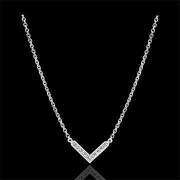 Collier Vielfalt - Eve - 18 Karat Weißgold und Diamanten 