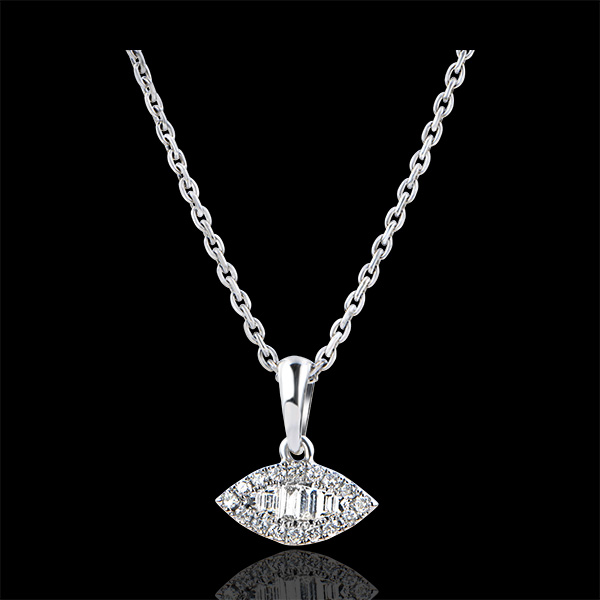 Anhänger Vielfalt - Augenblick - 18 Karat Weißgold und Diamanten