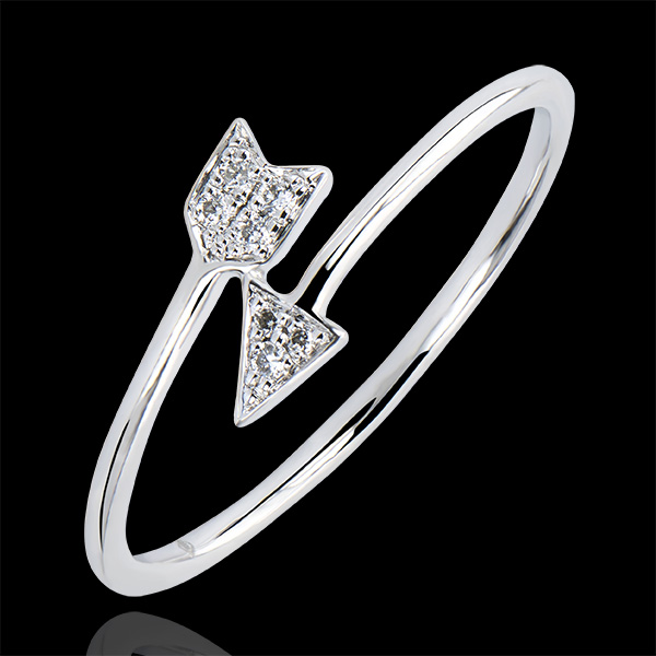 Ring Vielfalt - Amore - 9 Karat Weißgold und Diamanten