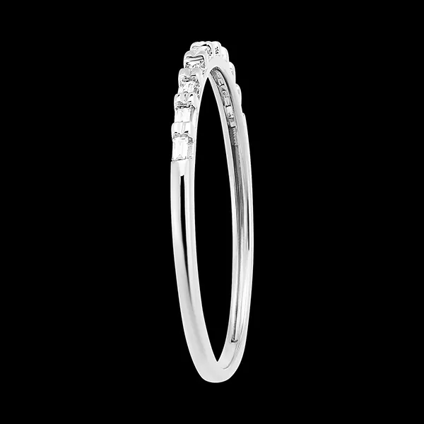 Ring Fraîcheur - Harmonie - 9 Karat Weißgold und Diamanten
