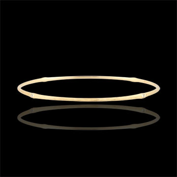 Armband Heiliger Urwald - Diamant - gebürstetes Gelbgold 18 Karat