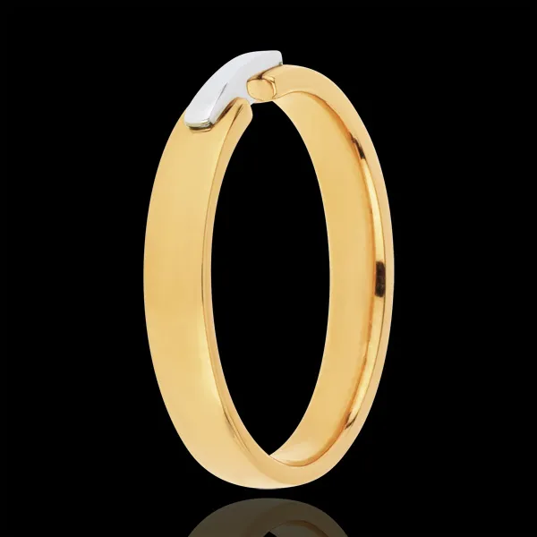 Alliance Union D'Or - or blanc et or jaune 18 carats