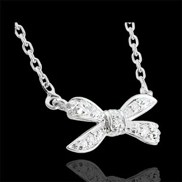 Necklace Eden's Bow White gold