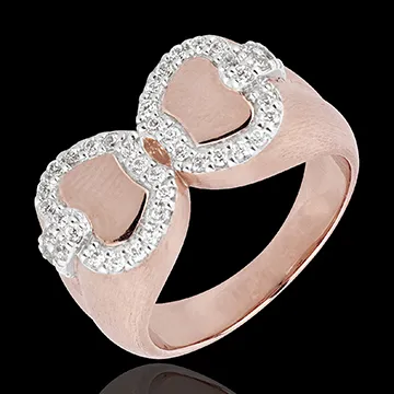 Ring Lentekriebels - Liefdesappel - 18 karaat roségoud