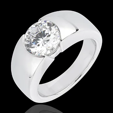 Infinity Solitaire Era 18 karaat witgoud