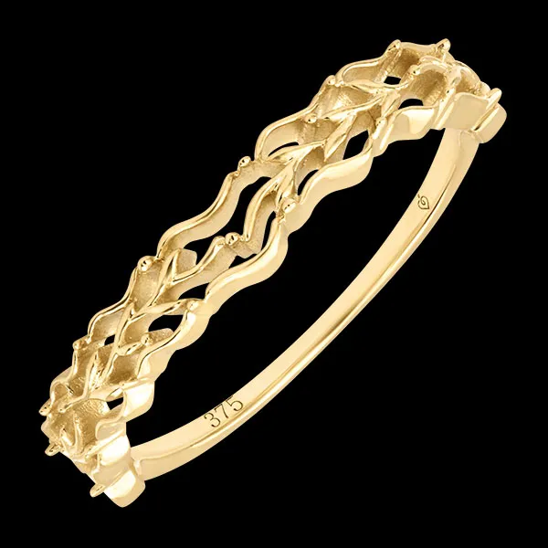 Aurelie Ring – 9k Yellow Gold