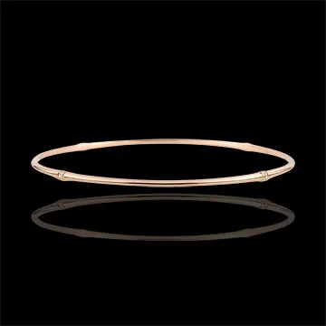 Bracelet Jonc Jungle Sacrée - diamants - or rose 18 carats