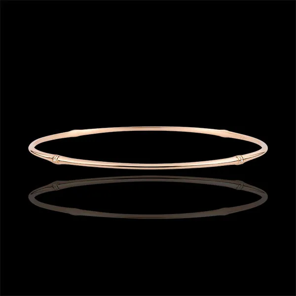 Bracelet Jonc Jungle Sacrée - diamants - or rose 18 carats