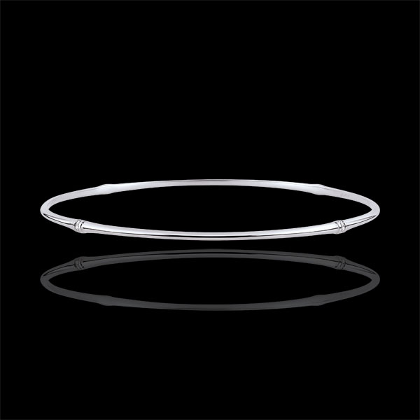 Jungle Sacrée Rigid Bracelet - diamonds - 9 carat white gold