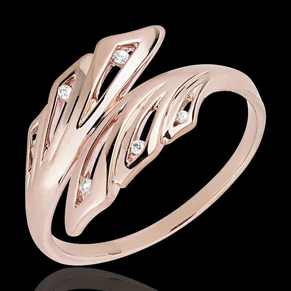 Ring Freshness - Palms - rose gold