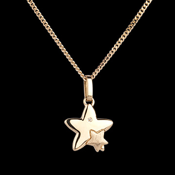 Sternenduett - Kleines Modell - Gelbgold