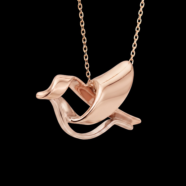L’Envol collier – 9 karaat roségoud