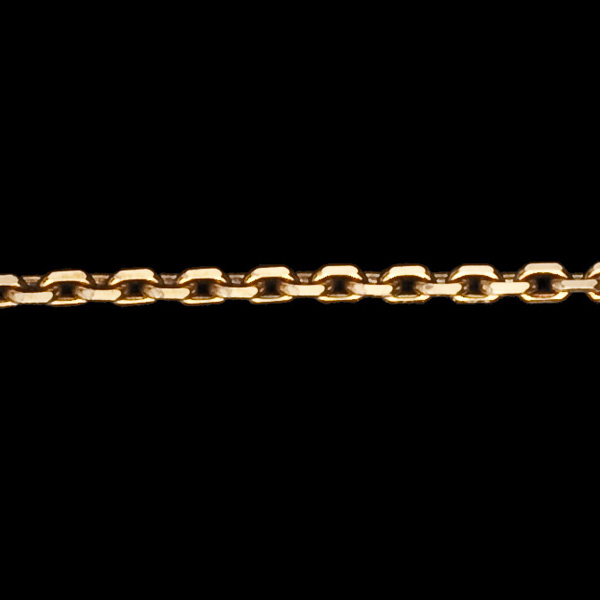 Large Yellow Gold 42cm Rolo Chain