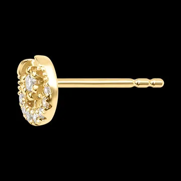 Auralis Oorknopjes – 9 karaat geelgoud en synthetische diamanten