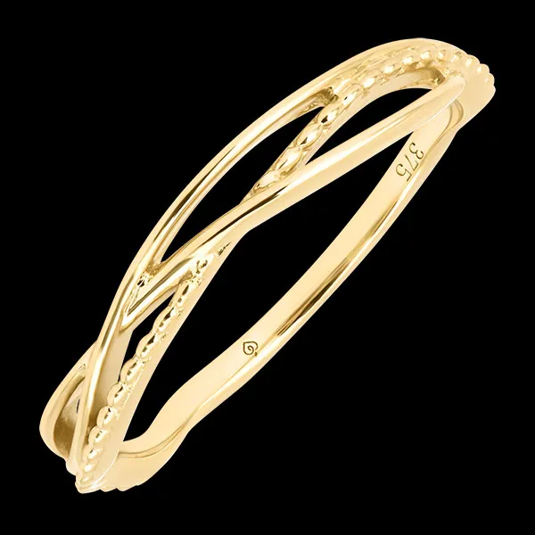 Aure Ring – 9 karaat geelgoud