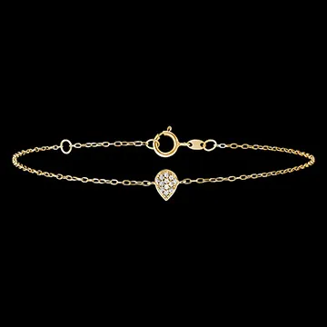 Armband Frisheid - Alphée - 9 karaat geelgoud en diamanten