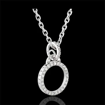 Hanger Onphale - 9 karaat witgoud