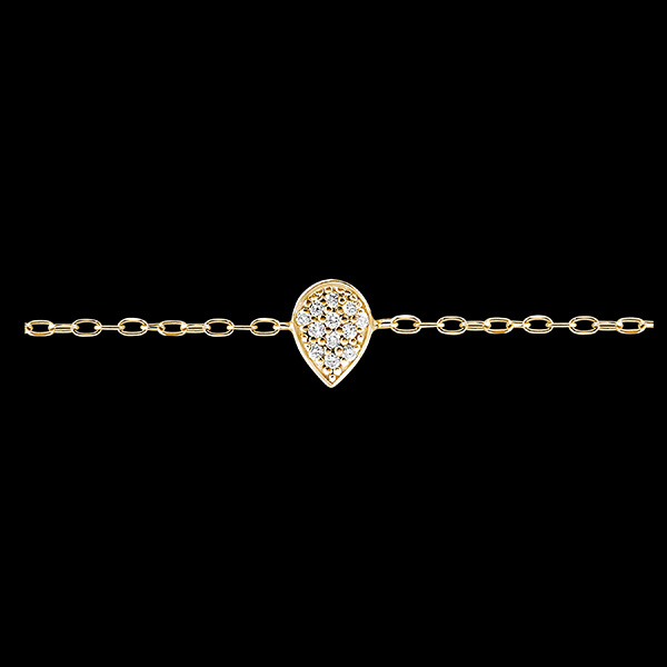 Armband Frisheid - Alphée - 18 karaat geelgoud en diamanten