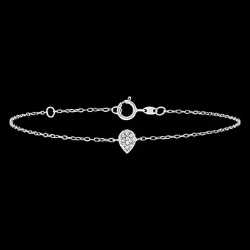 Armband Frisheid - Alphée - 9 karaat witgoud en diamanten