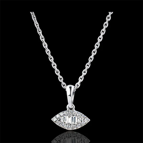 Hanger Overvloed - Blik op het Oosten - 18 karaat witgoud met diamanten