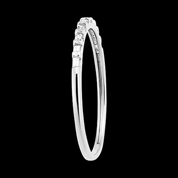 Frisheid Ring - Harmonie - 18 karaat witgoud en diamanten