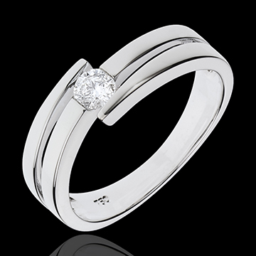 Ring Liefdesnest - Salome - 18 karaat witgoud