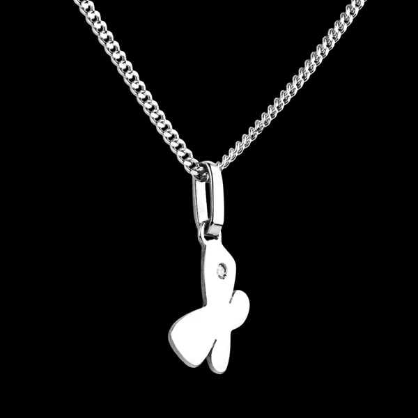Mi Pequeña Mariposa - gran modelo - oro blanco 18 quilates