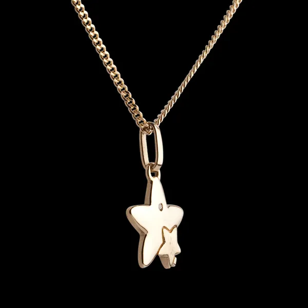 Dúo Estrellas - gran modelo - oro amarillo 18 quilates