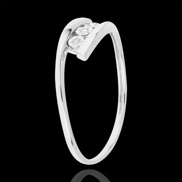 Precious Nest Ring - Trillusion - white gold - 18 carats