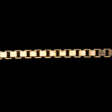 łańcuszek wenecjana z żółtego złota 9-karatowego - 45cm