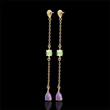 Boucles d'oreilles Elinor - or jaune 9 carats