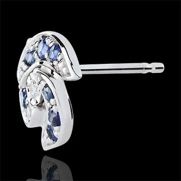 Boucles d'oreilles Rinaka - or blanc 9 carats