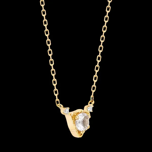 Maelis Necklace – 9ct Yellow Gold and Lab-Grown Diamonds