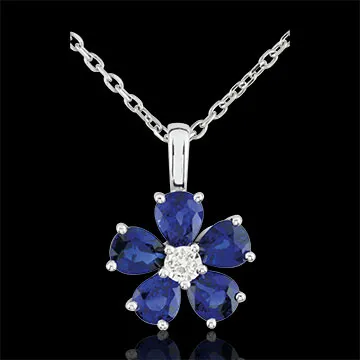 Maria Flora Sapphire Pendant