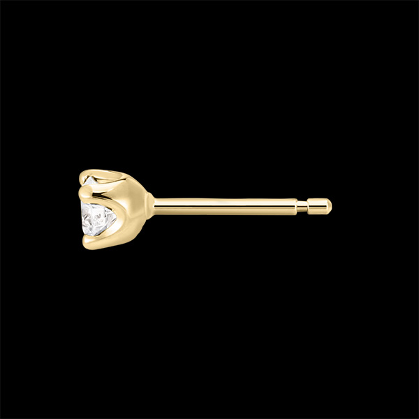 Oorbellen Diamant geelgoud - 0.3 karaat - 18 karaat goud