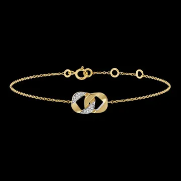 Regard d'Orient Armband - Lia - 9 karaat geel goud en diamanten