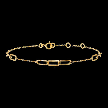 Regard d'Orient Armband - Pia - 3 Schakels - 18 karaat geelgoud.