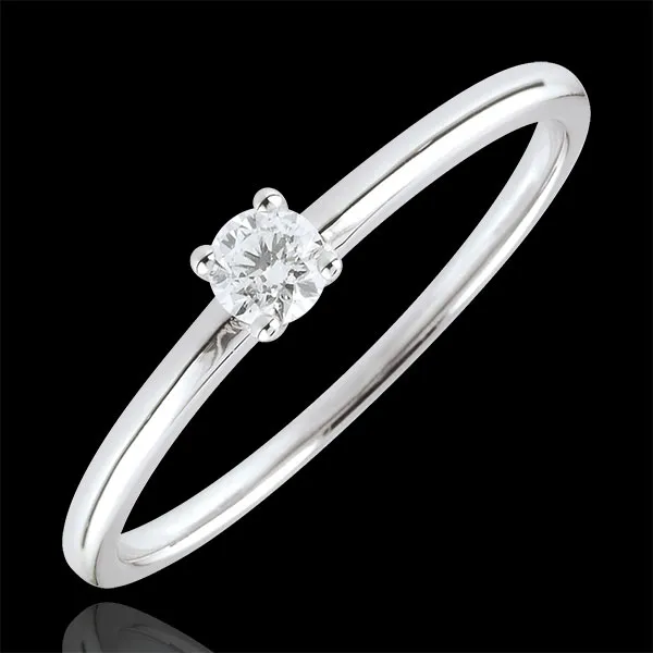 Anillo solitario Sí