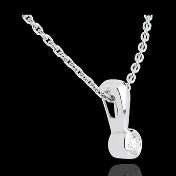 Colgante trofeo oro blanco