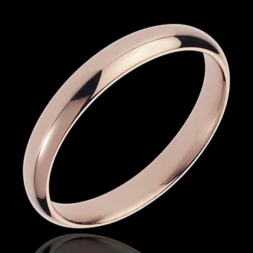 Alianza oro rosa - 18 quilates